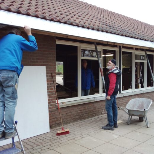 Renovatie van de overstek
